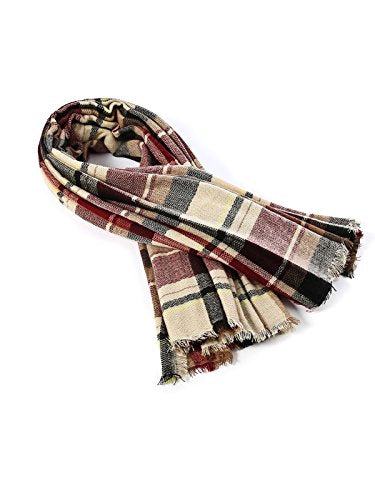 Women's Tassel Plaid Blanket Scarf Women's Tassel Plaid Blanket Scarf